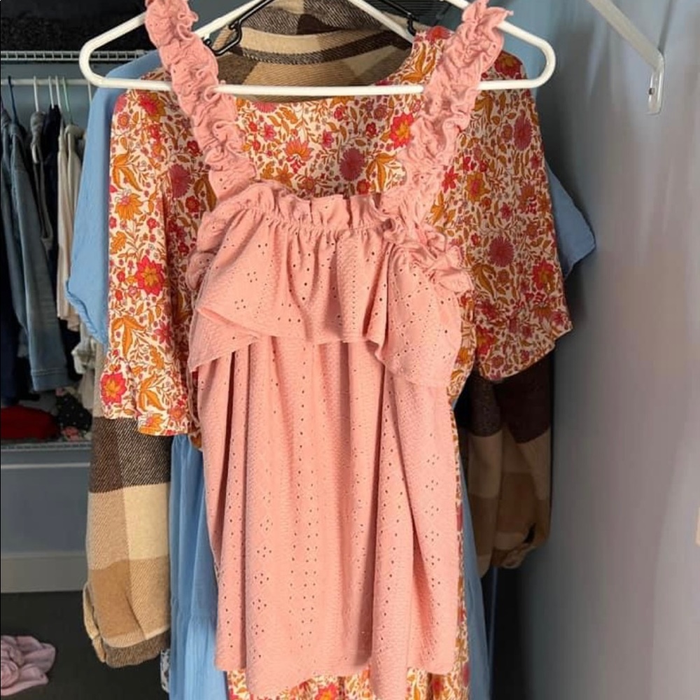 pink lily tanktop, small